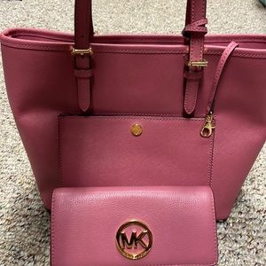 Michael Kors purse and wallet